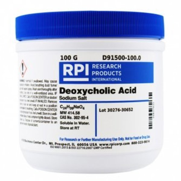 Rpi Deoxycholic Acid Sodium Salt, 100 G D91500-100.0